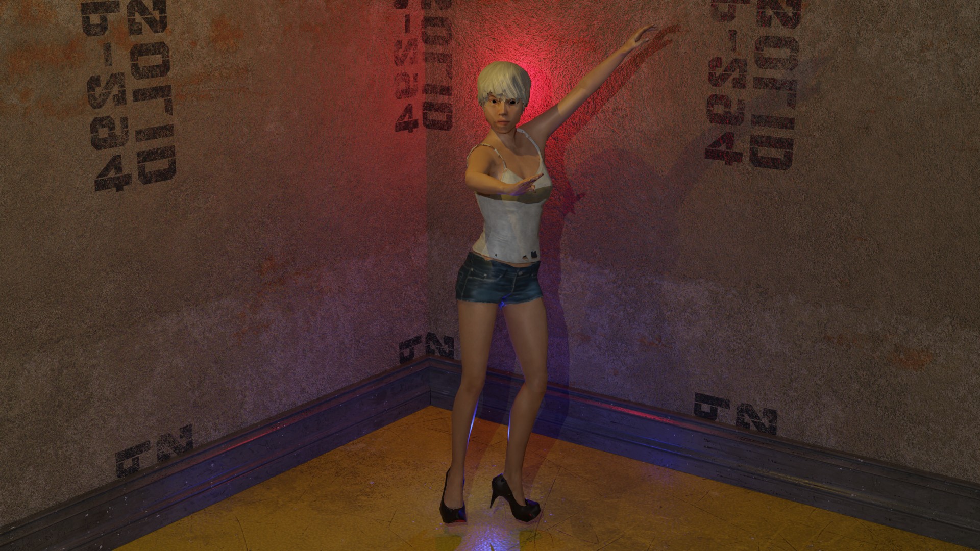 Guest avatar young woman with white hair